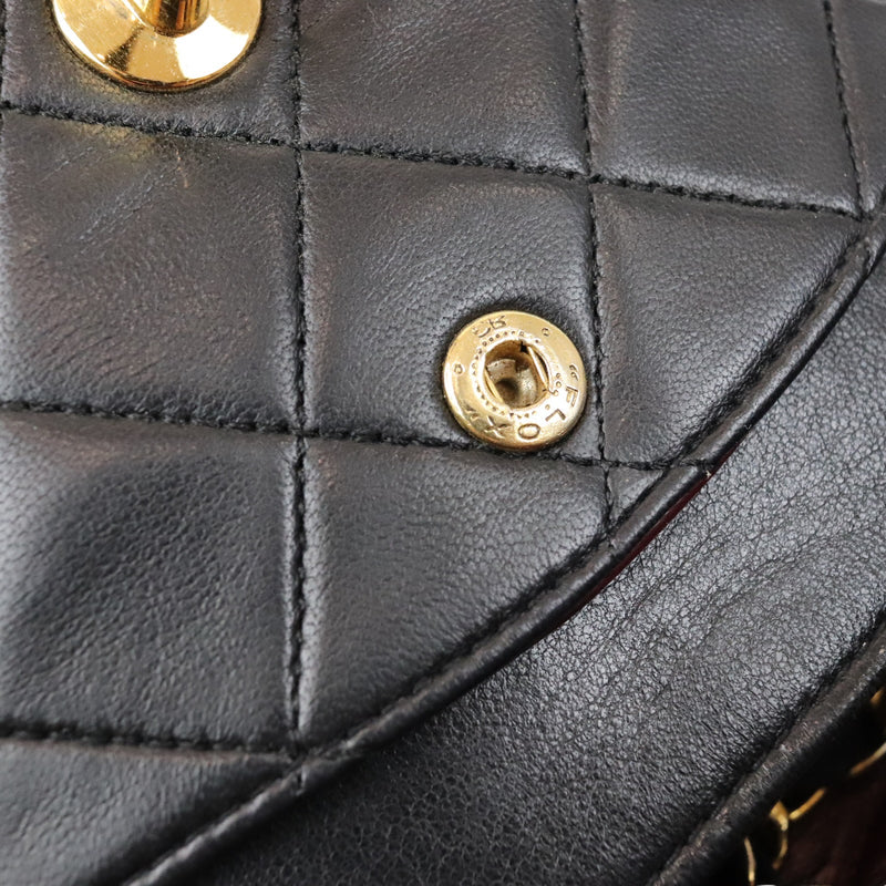 Classic Double Flap Medium Vintage Black GHW