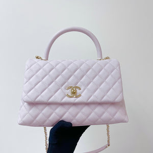 Medium Coco Handle Flap Lilac GHW