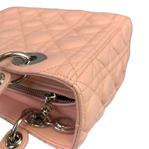 Lambskin Lady Dior Medium Pink SHW