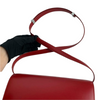 Classic Box Bag Medium Leather Red SHW