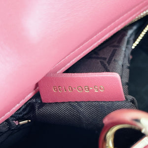 Mini Lady Dior Lambskin Rose Pink SHW