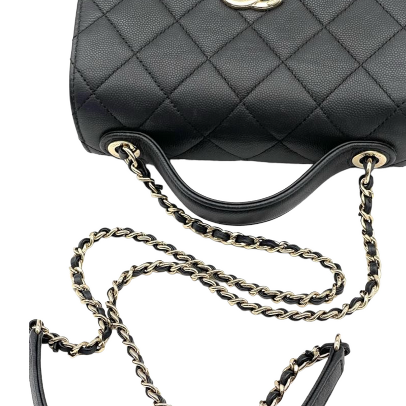 28 LNIB Chanel Business Affinity Medium Grey Caviar Light GHW