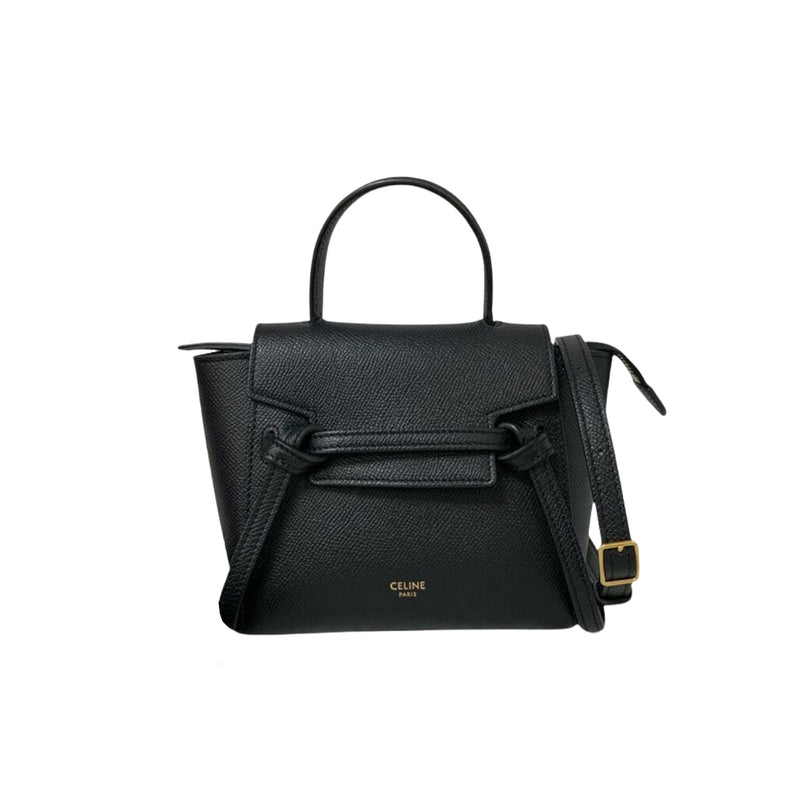 Celine Pico Belt Bag Calfskin Black GHW