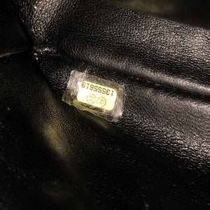 Single Flap Classic Jumbo in Black Caviar with SHW