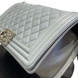 Boy Old Medium Caviar Light Grey SHW