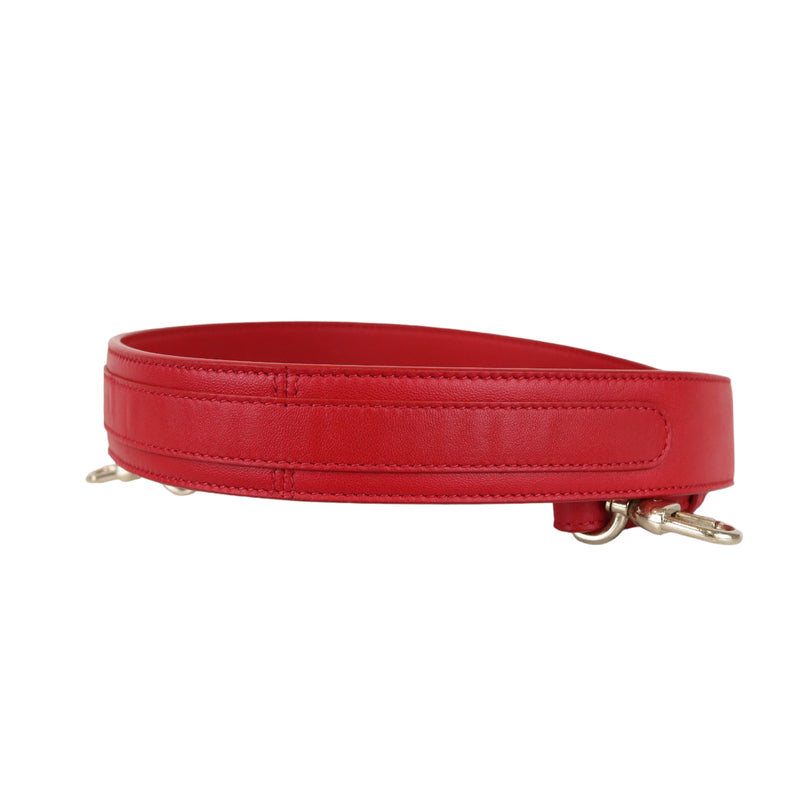 Small My Lady Dior Lucky Badges Lambskin Red GHW