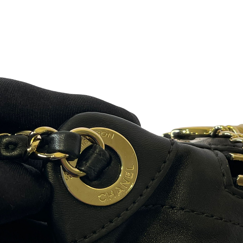 Chanel Waist Belt Bag Black Glazed Aged Calfskin Aged Gold Hardware – Coco  Approved Studio