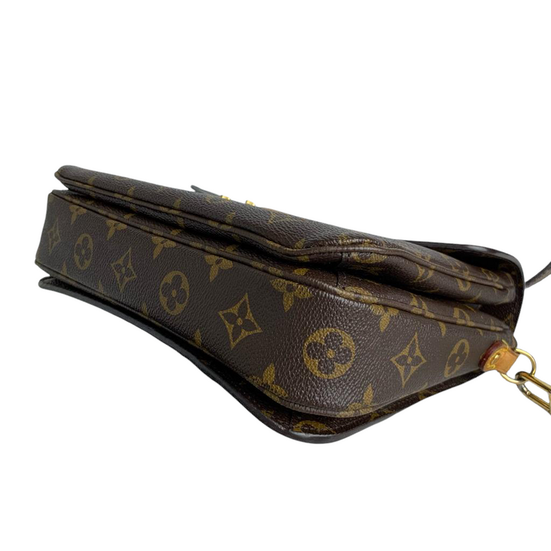 Pochette Metis Leather Monogram GHW