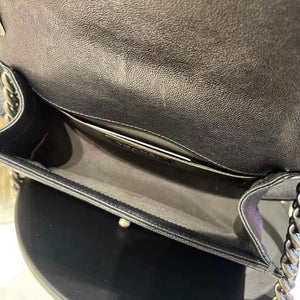 Small Boy Bag Caviar Dark Gray RHW
