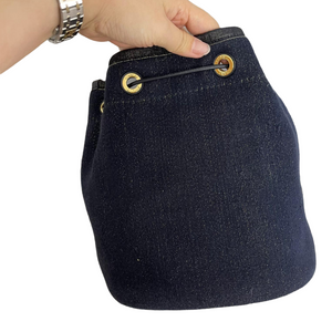 Deauville Denim Bucket Bag Blue