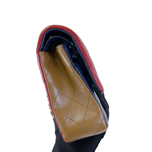 Classic Flap Medium Tri Coloured GHW