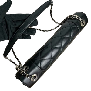 Mademoiselle Flap Medium Lambskin Black SHW