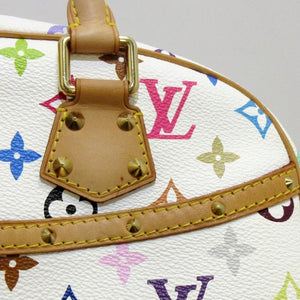 Monogram Multicolore Trouville White