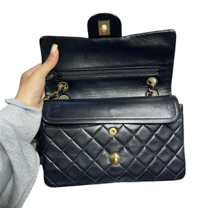 Classic Flap Small Lambskin Black GHW