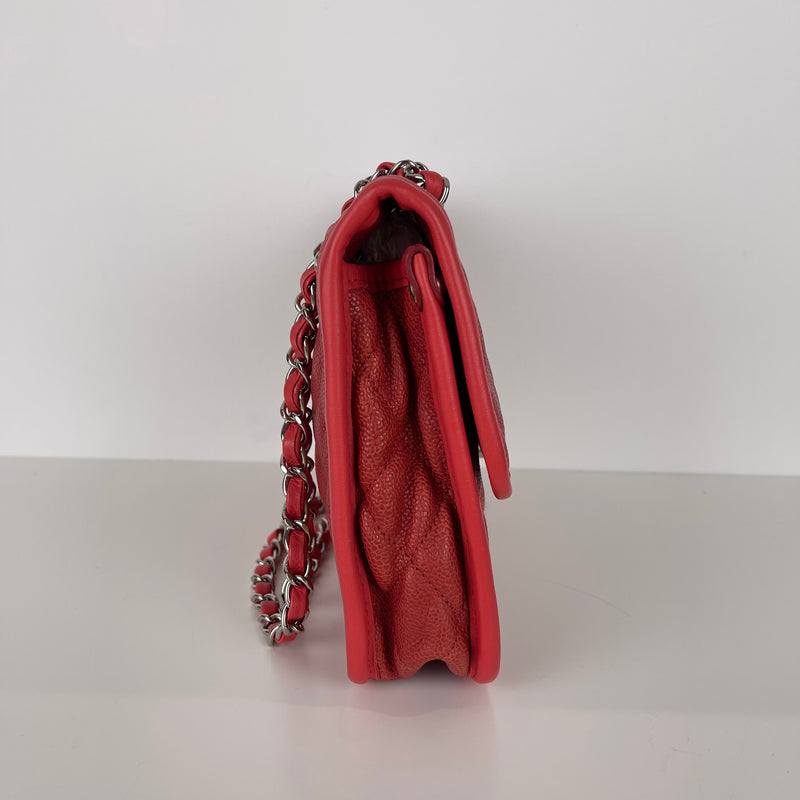 French Riviera Flap Caviar Red SHW