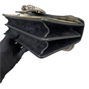 Dionysus GG Monogram Small Black RHW