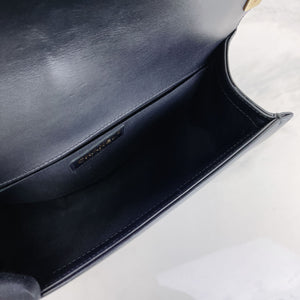 Boy Medium Calfskin Black GHW