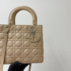 Lady Dior Lambskin Medium Beige GHW