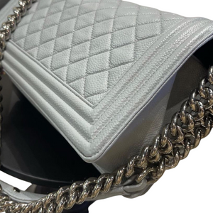 Boy Old Medium Caviar Light Grey SHW