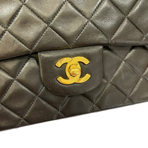 Vintage Classic Flap Medium Lambskin Black GHW