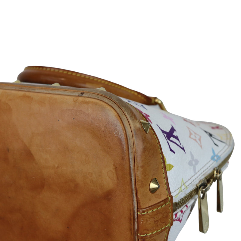 Monogram Multicolor Alma PM White GHW