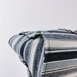 Striped Canvas Deauville Large Shopping Tote