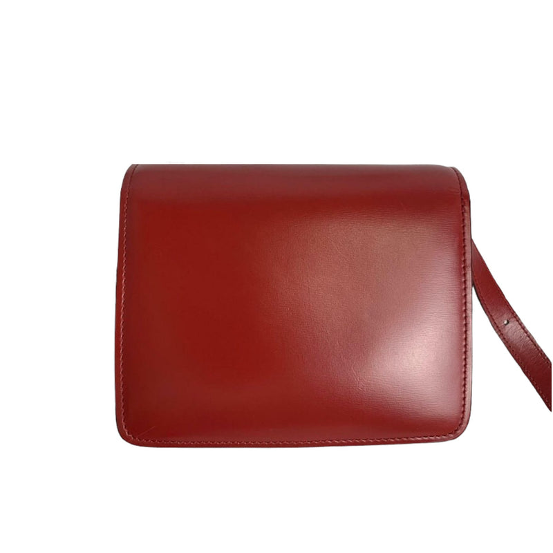 Classic Box Mini Smooth Calfskin Red GHW