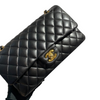 Classic Flap Medium Lambskin Black GHW