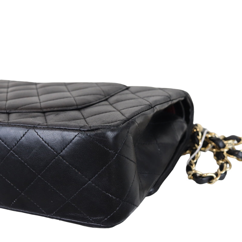 Classic Flap Black Medium Lambskin GHW