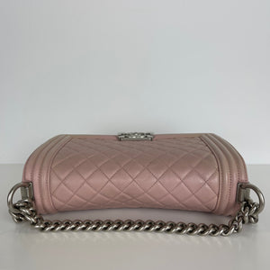 Le Boy Lambskin Old Medium Pink SHW