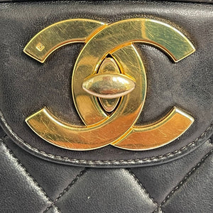 Vintage Jumbo XL Lambskin Black GHW