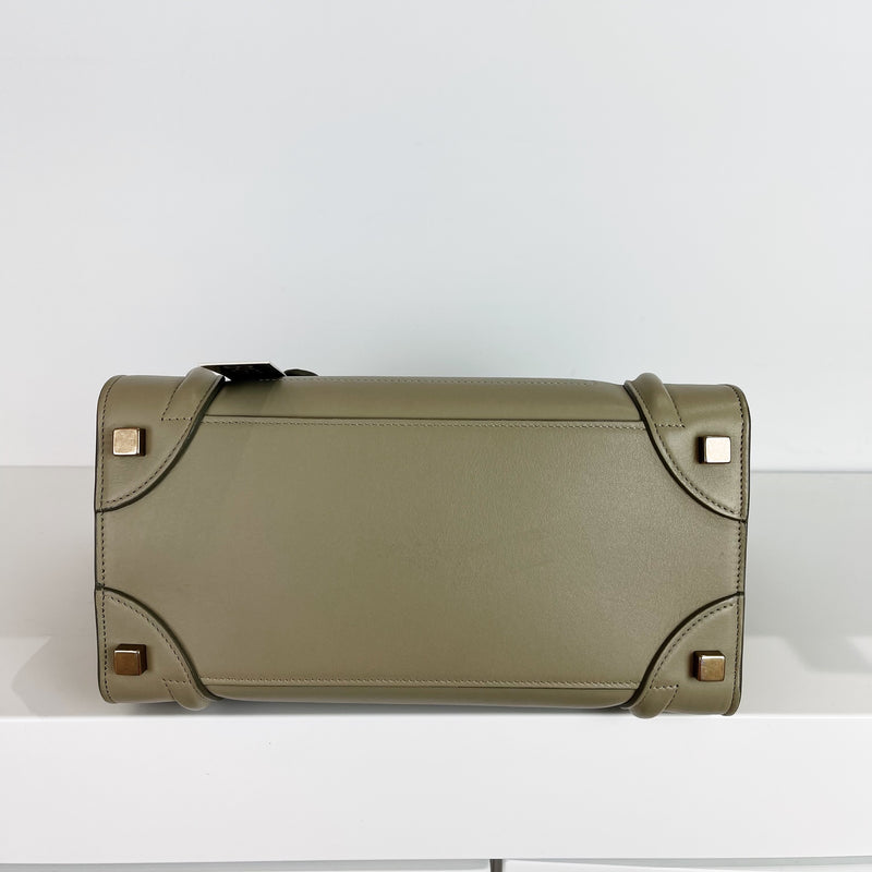 Micro Luggage Smooth Calfskin Beige