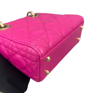 Mini Lady Dior Lambskin Pink GHW