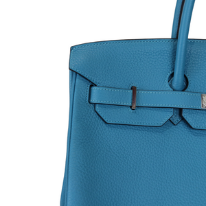 Birkin 35 Turquoise Clemence PHW