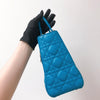 Lady Dior Lambskin Medium Blue SHW