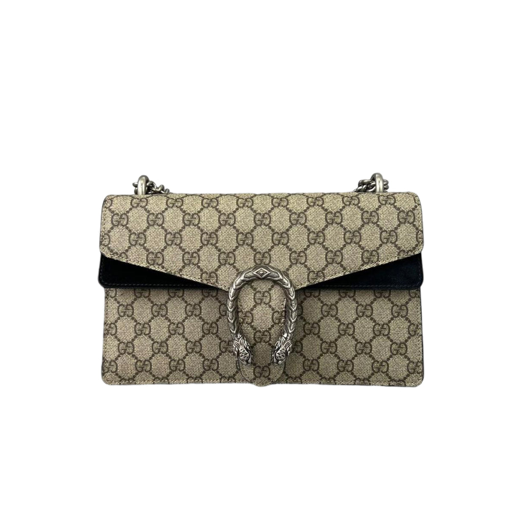 Dionysus GG Monogram Small Black RHW