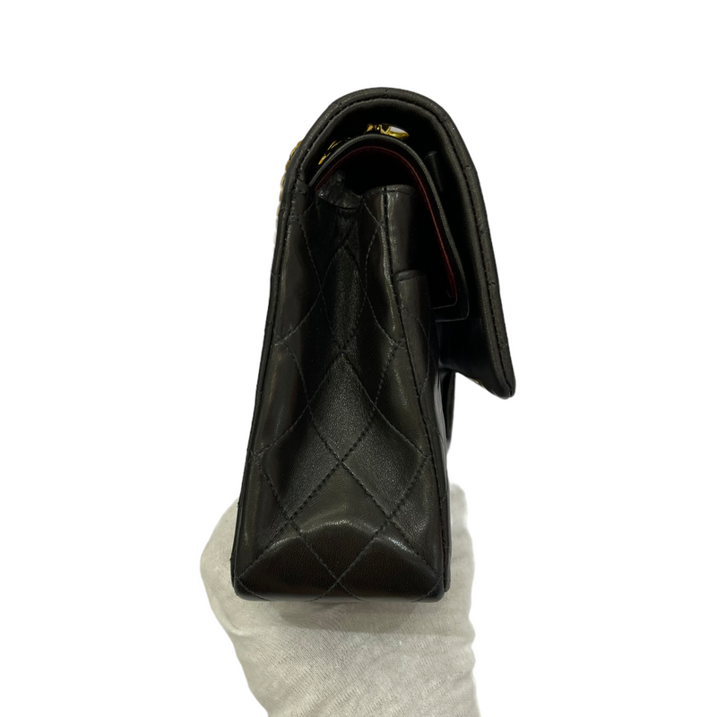Vintage Classic Flap Medium Lambskin Black GHW