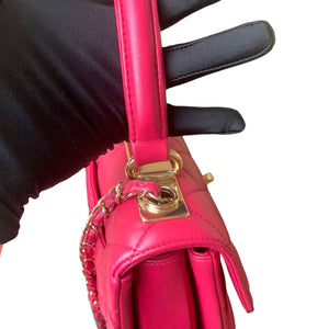 Small Trendy CC Flap Lambskin Pink GHW