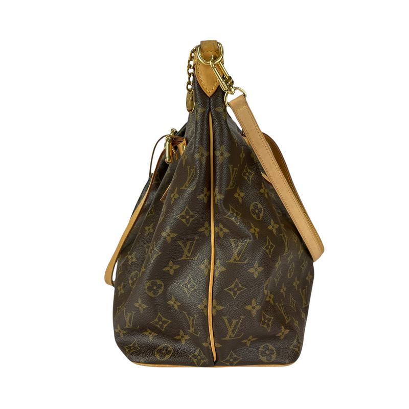 Louis Vuitton M40354 Delightful GM Brown Monogram Coated Canvas Hobo