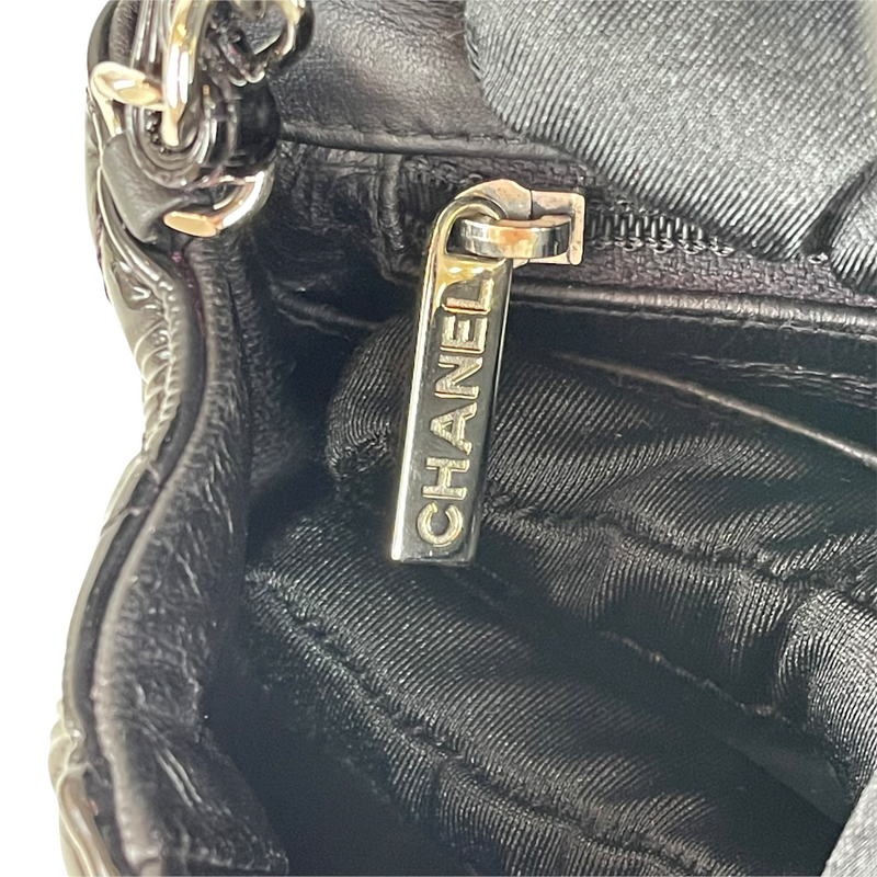 Classic Patent Mini Square Black SHW