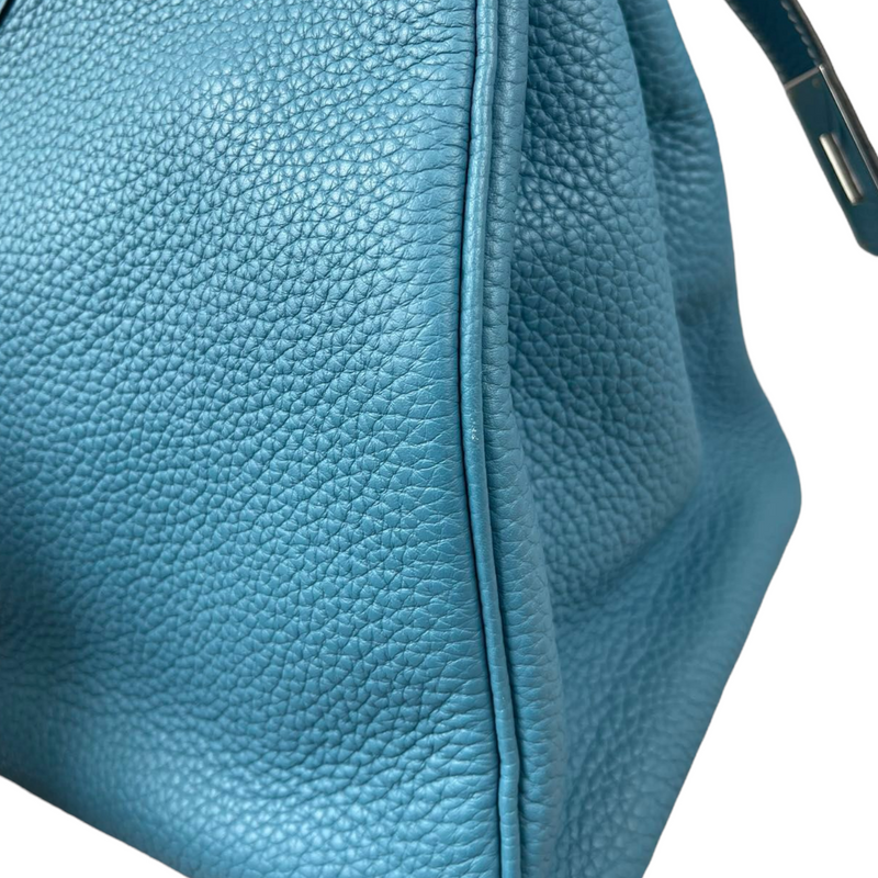 Birkin 35 Blue Jean Clemence PHW