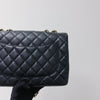 Single Flap Classic Jumbo Caviar Black LGHW