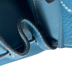 Birkin 35 Blue Jean Clemence PHW