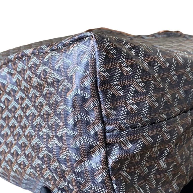 Goyard Saint Louis PM Black Brown Canvas