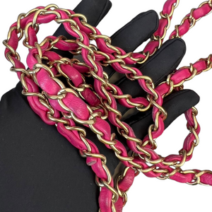 Mademoiselle Chic Mini Pink Lambskin GHW