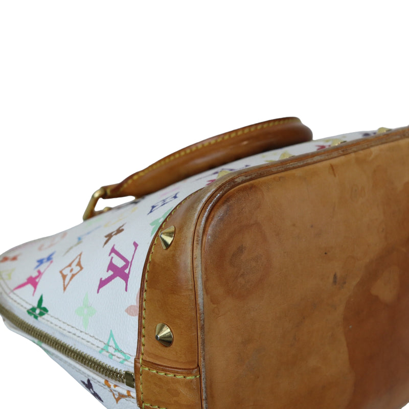Monogram Multicolor Alma PM White GHW