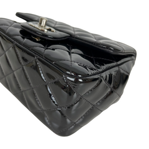 Classic Patent Mini Square Black SHW