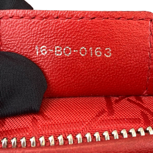 Medium Lady Dior Cannage Lambskin Red SHW