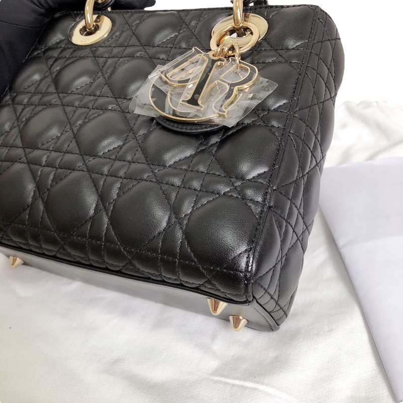 Lambskin My Lady Dior Black GHW