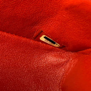 Classic Medium Flap Lambskin Flap Red SHW
